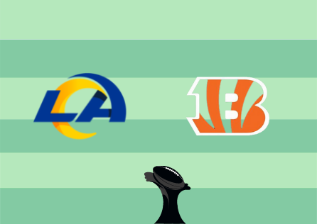 The Rams vs. the Bengals at the Super Bowl.