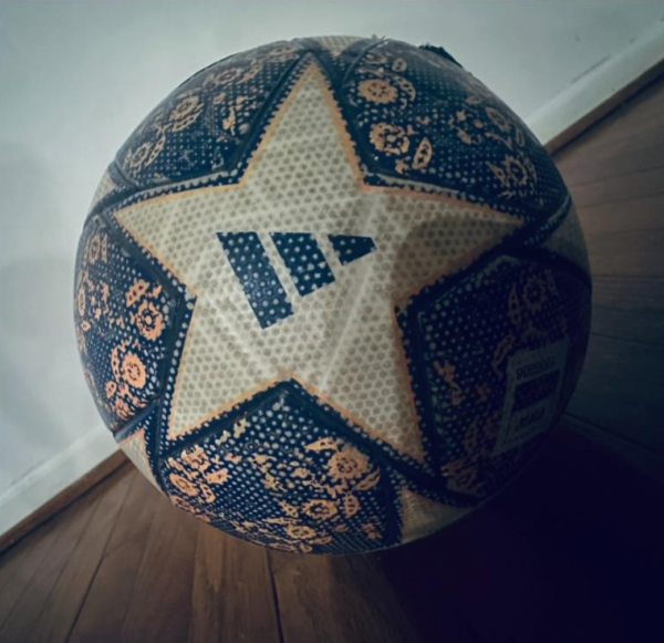 A picture of a soccer ball on the floor taken on Wednesday, Feb. 11, 2026 [Granaz Nabi Bakhsh]
